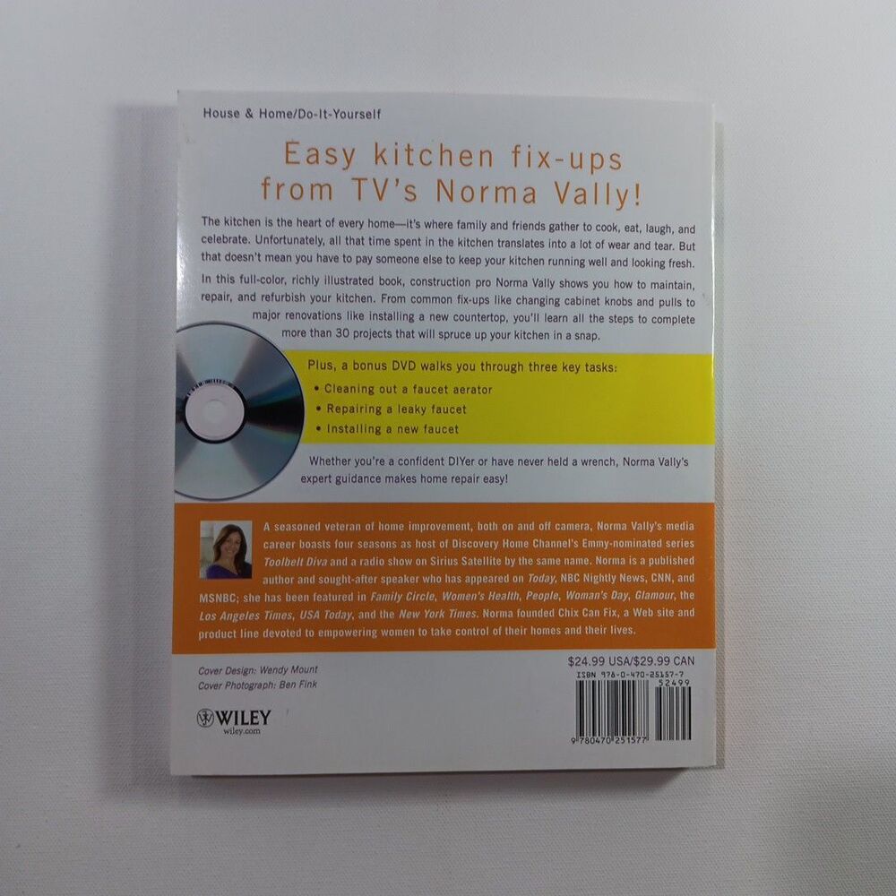 Norma Vally's Kitchen Fix-ups Paperback Book With CD - Picture 6 of 10